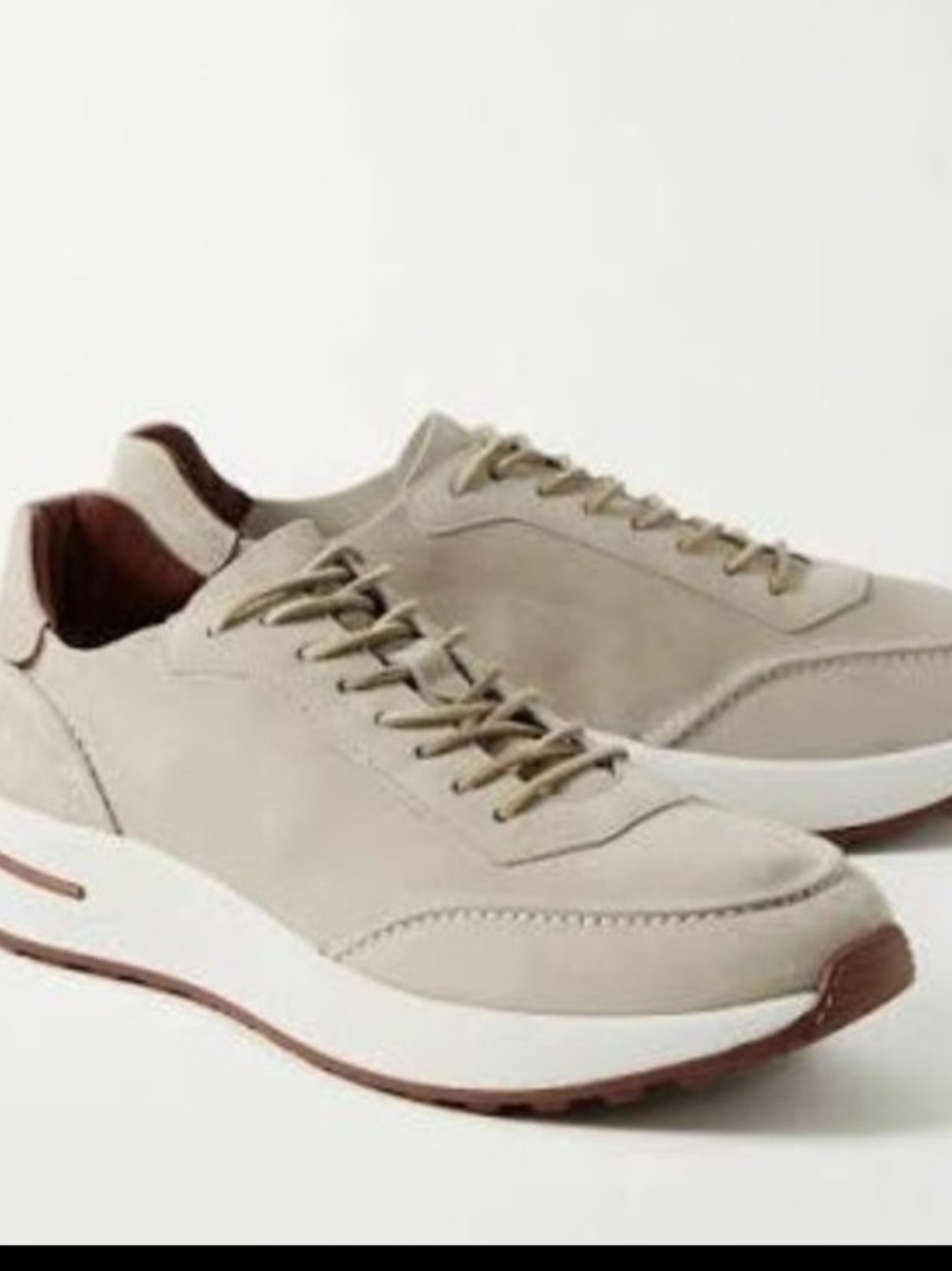 Loro Piana Men's Lace-Up Sneakers All Suede Limited Edition Size 9 /42